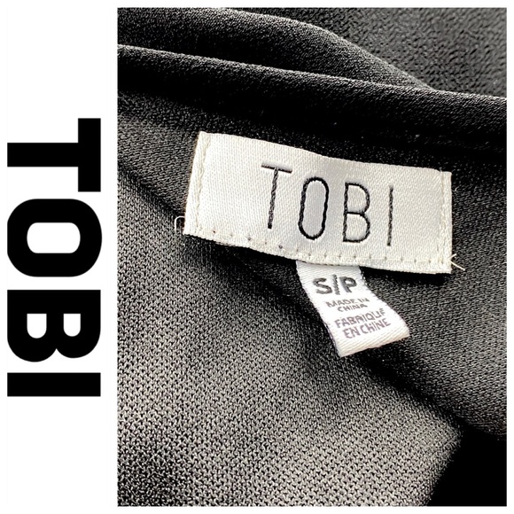 💕SALE💕 Tobi Black Swing Cold Shoulder Mini Dress - Picture 5 of 8